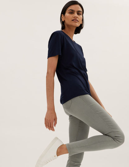 Yüksek Bel Jegging Jean Pantolon