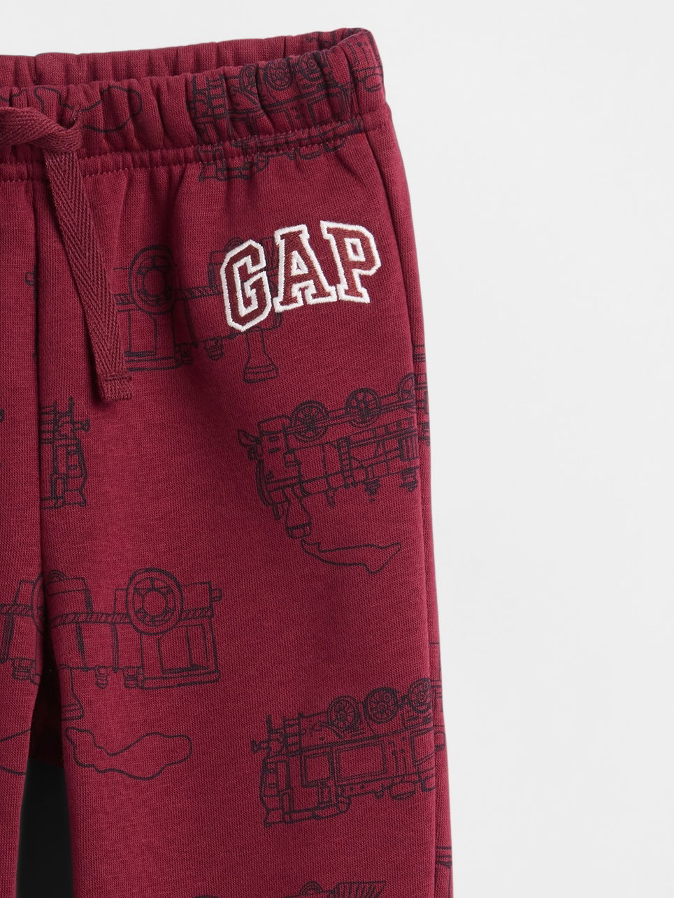 Kırmızı Relaxed Gap Logo Pull-on Jogger Eşofman Altı
