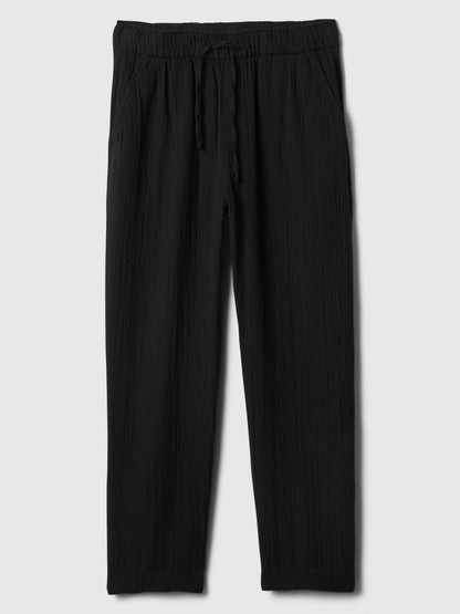 Siyah Easy Gauze Pantolon