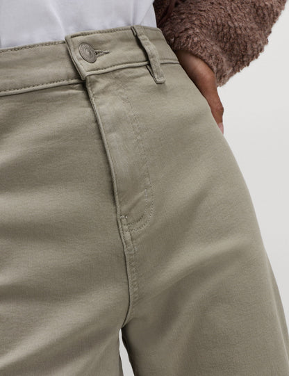 Yüksek Bel Wide Leg Grazer Jean