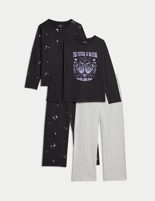 Uzun Kollu 2’li Pijama Takımı