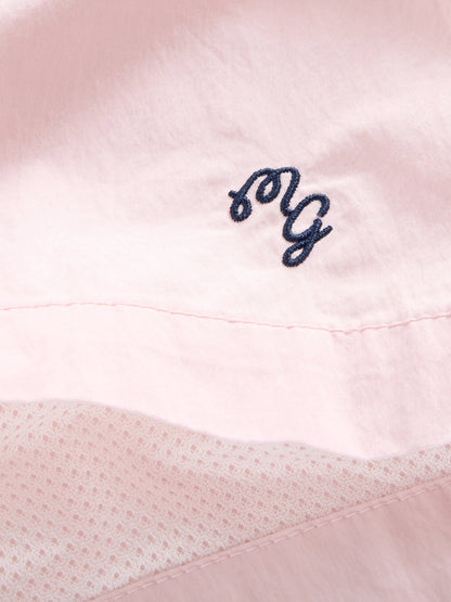 Açık Pembe Gap × Malbon Textured Poplin Baggy Şort