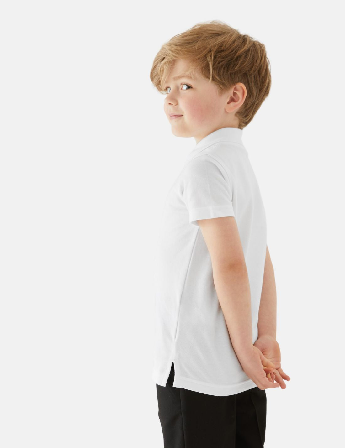 Saf Pamuklu 2'li Polo Yaka T-shirt (2-16 Yaş)