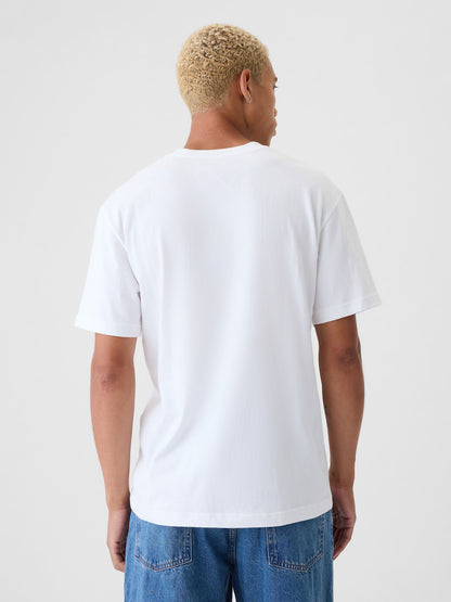 Beyaz Gap Logo T-shirt