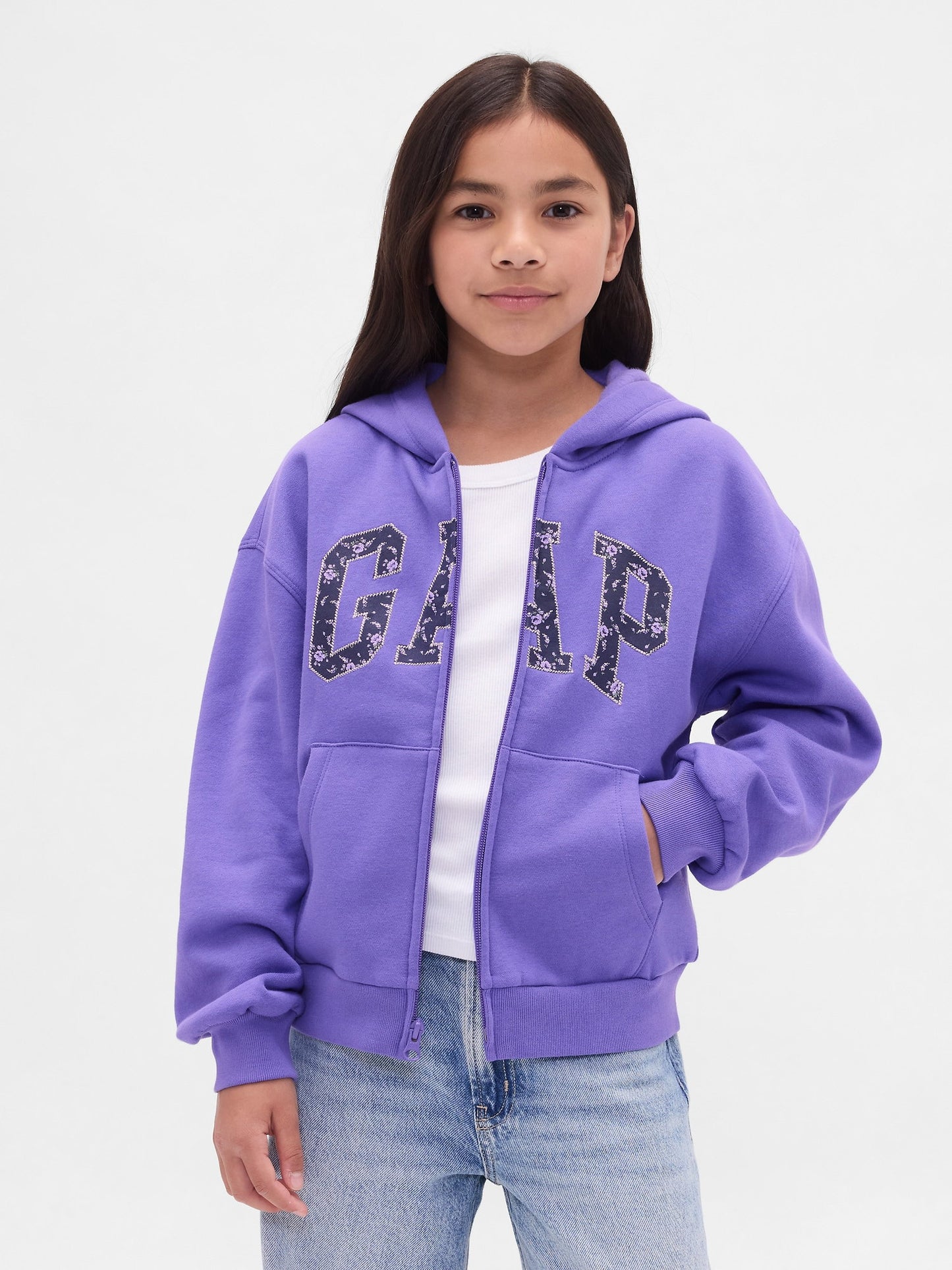 Mavi Vintagesoft Logo Fermuarlı Sweatshirt