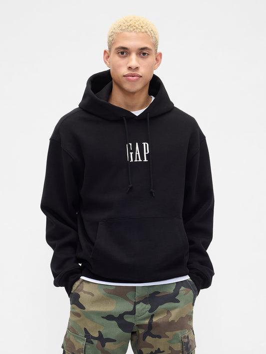 Siyah Vintagesoft Oversized Gap Mini-logo Sweatshirt