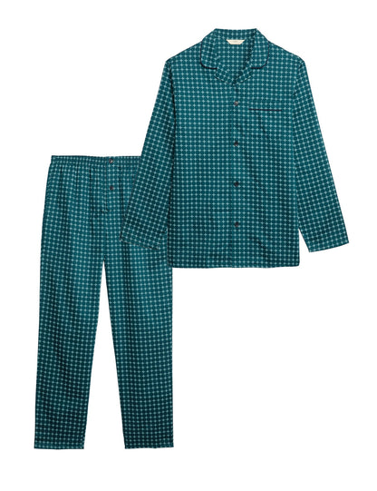 Pamuklu Desenli Pijama Takımı