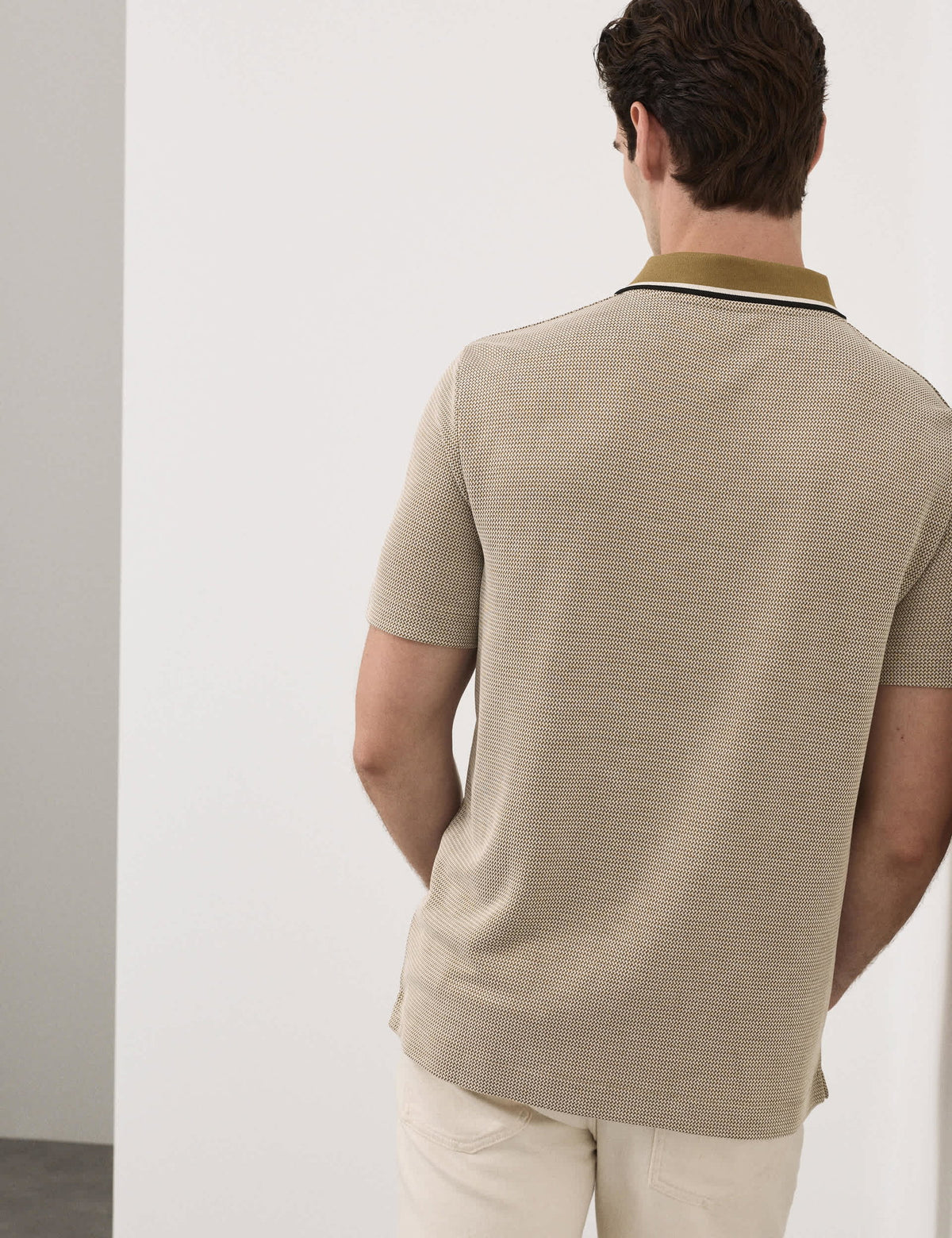 Modal Karışımlı Polo Yaka T-shirt
