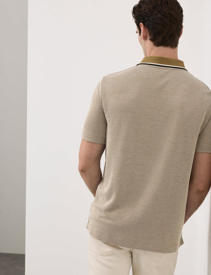 Modal Karışımlı Polo Yaka T-shirt