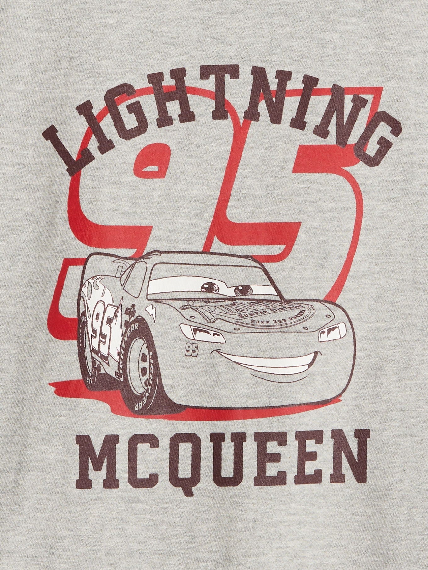 Gri Gap × Disney Cars Grafikli T-shirt