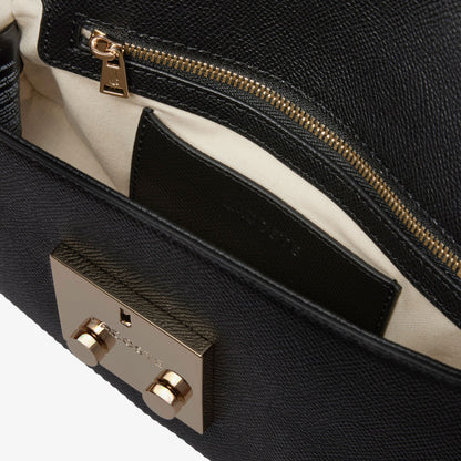 Lacoste Kadın Deri Siyah Omuz Çantası