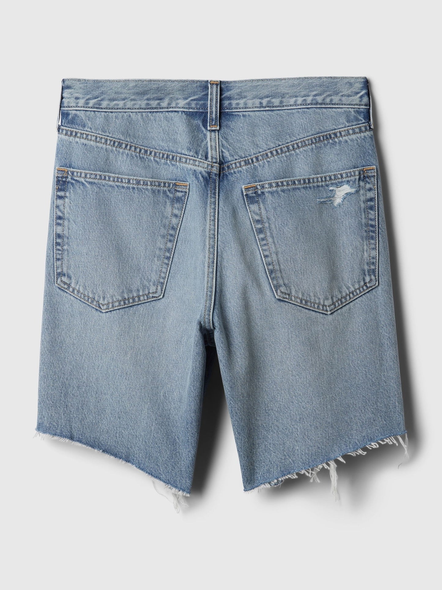 Açık Mavi 8 Mid Rise '90s Loose Denim Bermuda Şort