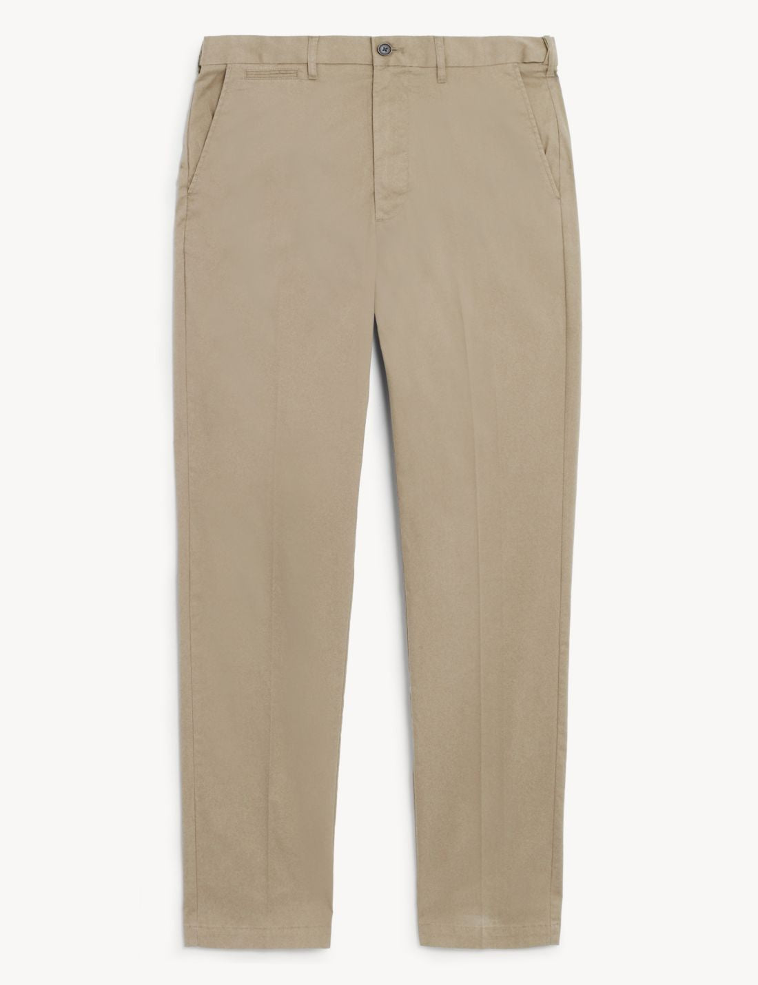 Regular Fit Hafif Dokulu Chino Pantolon