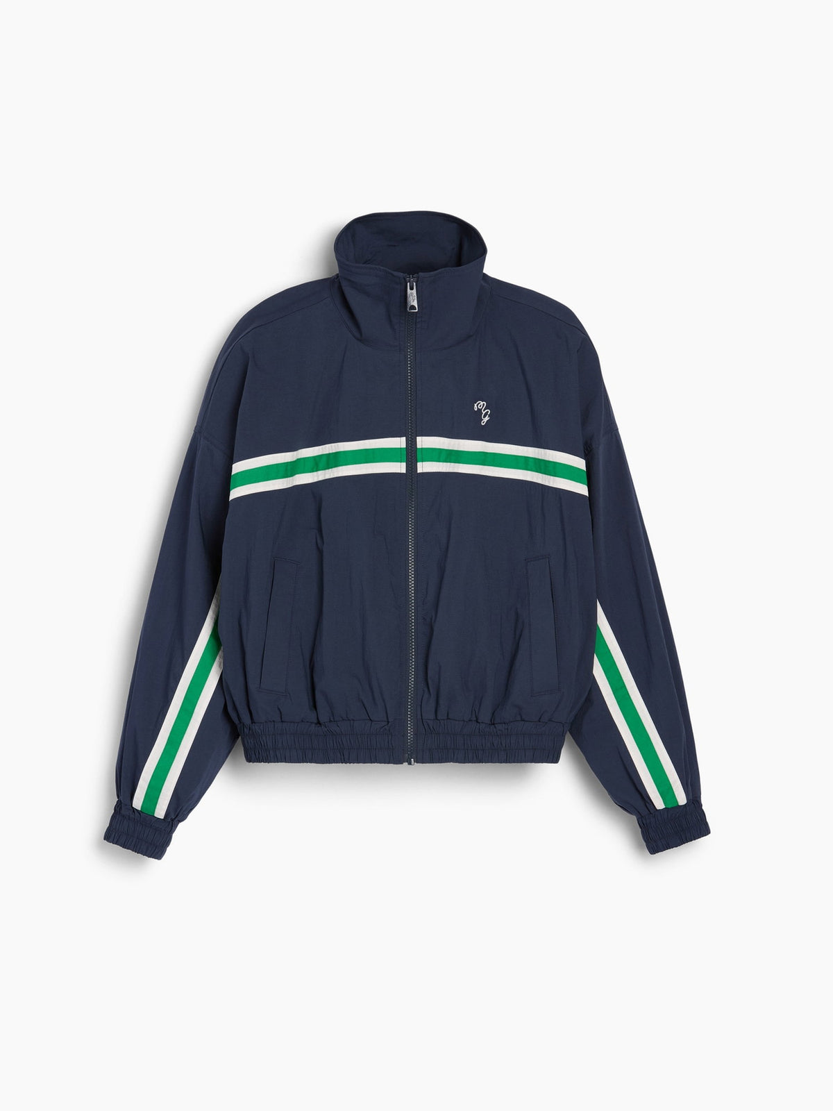 Lacivert Gap × Malbon Textured Poplin Rüzgarlık
