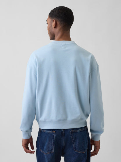 Açık Mavi Vintagesoft Terry Oversized Gap Athletic Sweatshirt