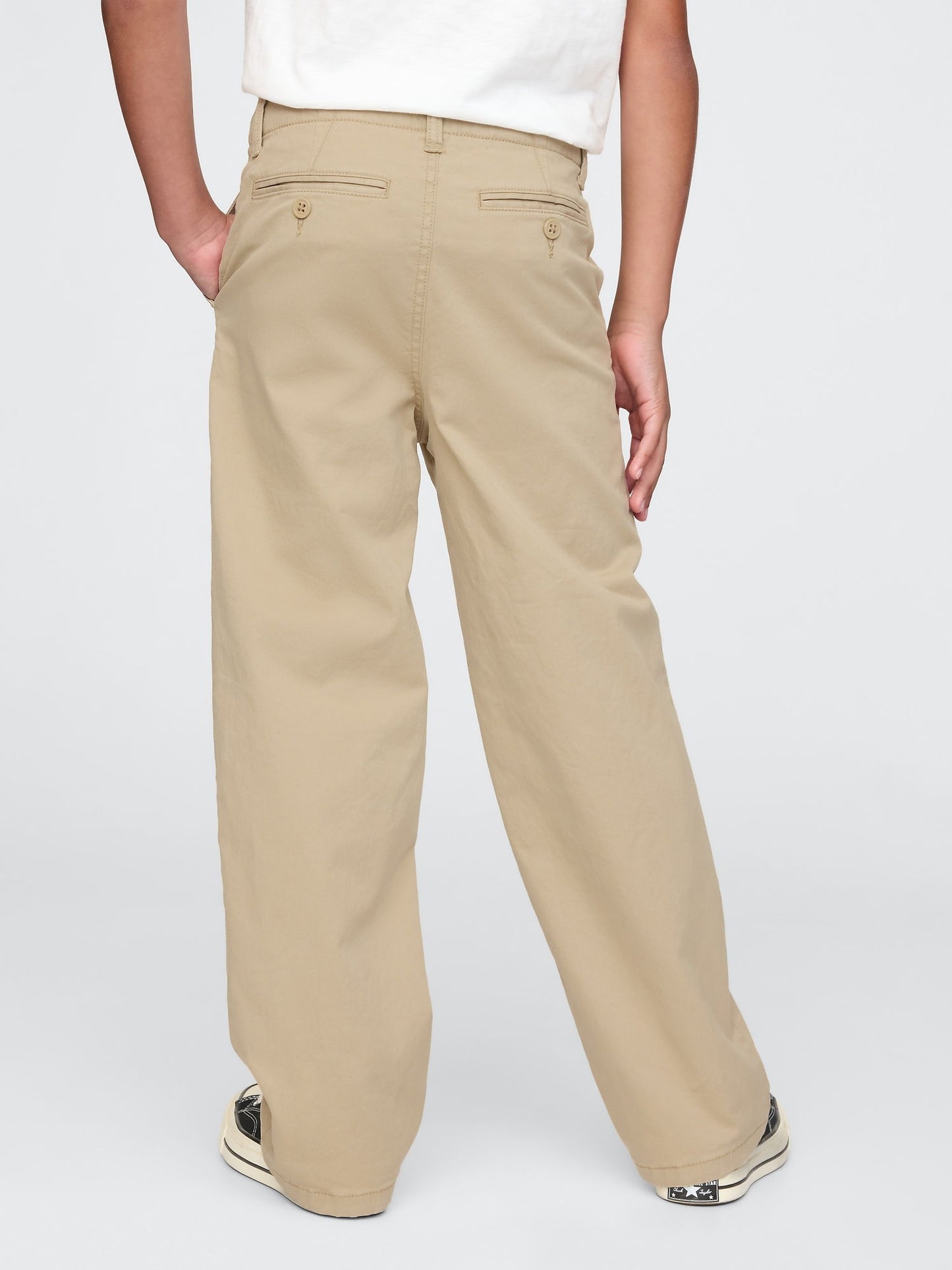 Bej Modern Loose Khaki Pantolon