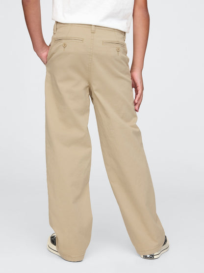 Bej Modern Loose Khaki Pantolon