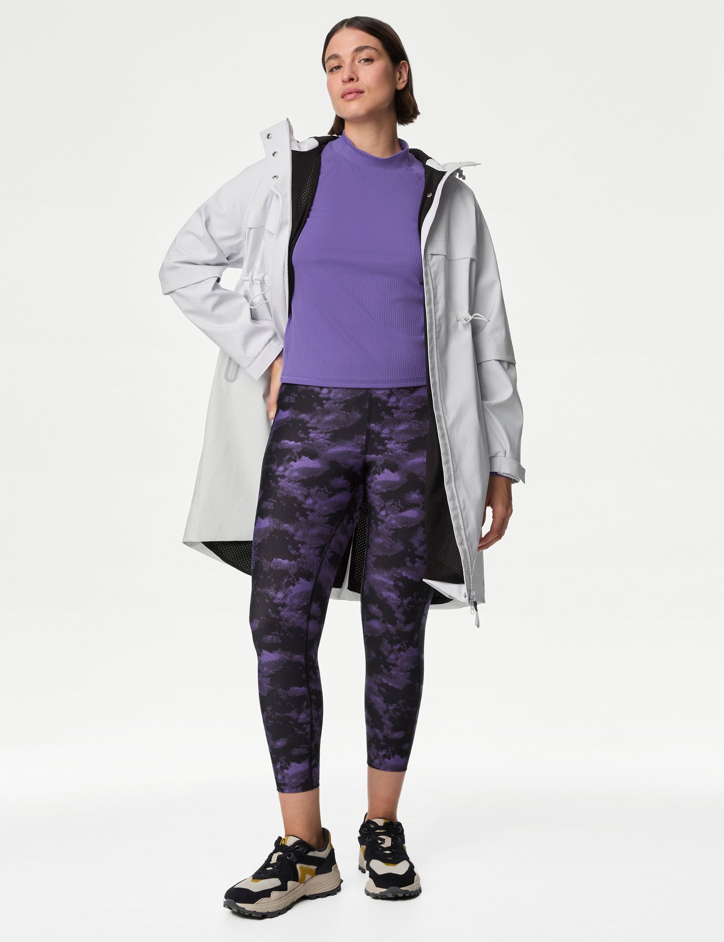 Cool Comfort:trade_mark: Fitilli Uzun Kollu Crop Top