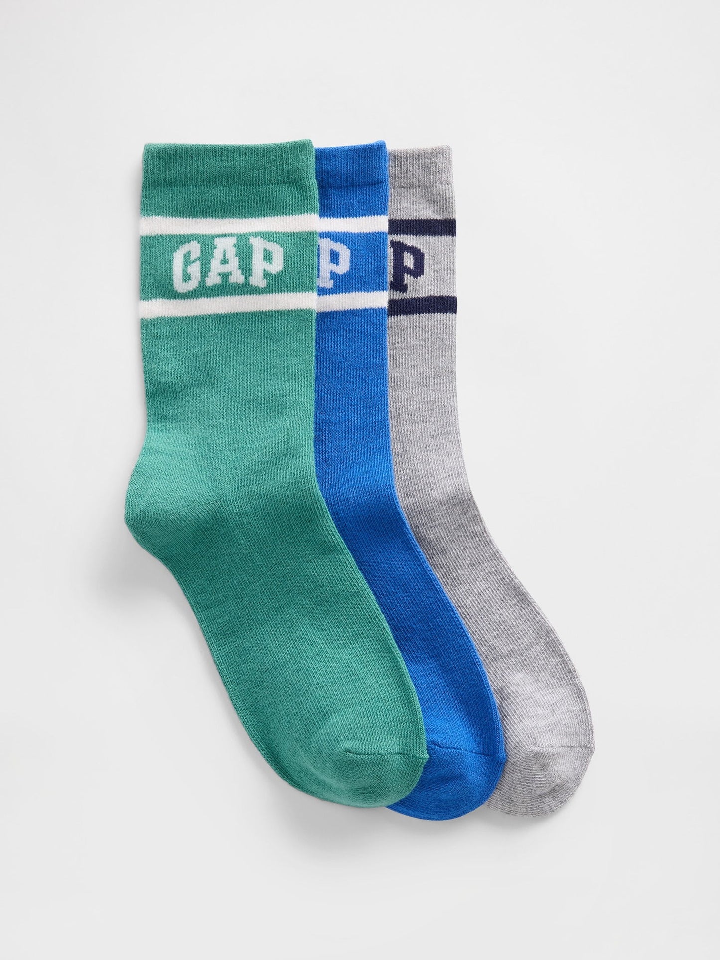 Çok Renkli Gap Logo Crew Çorap (3’lü)