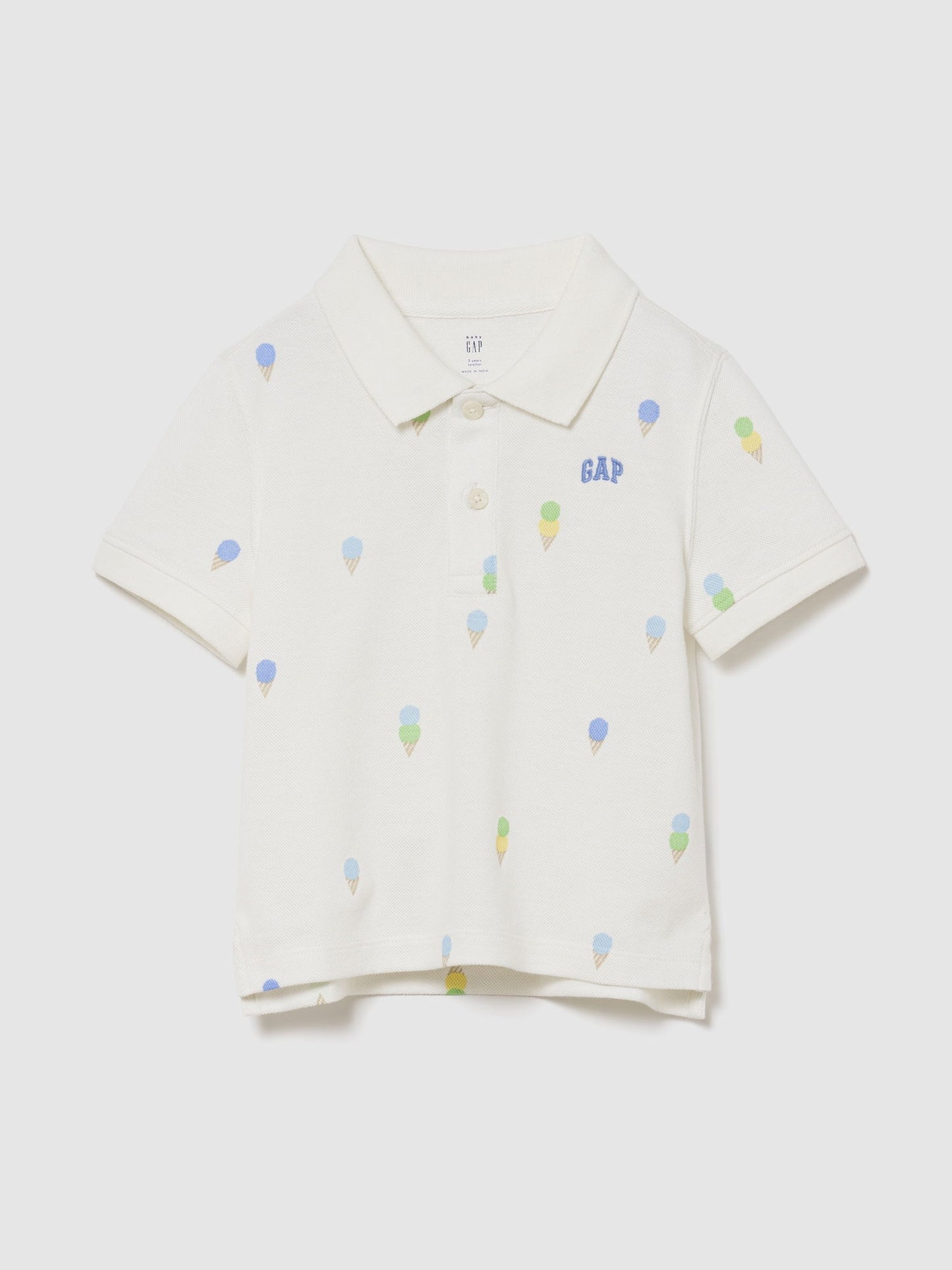 Beyaz Pique Polo T-shirt