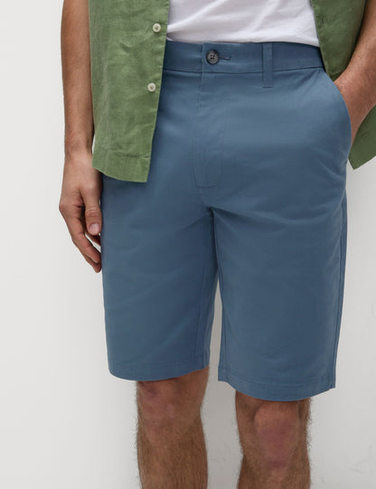 Regular Fit Streç Chino Şort