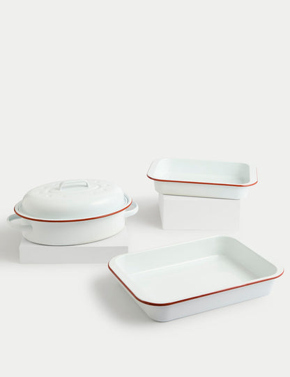 Emaye 35 Cm Fırın Kabı