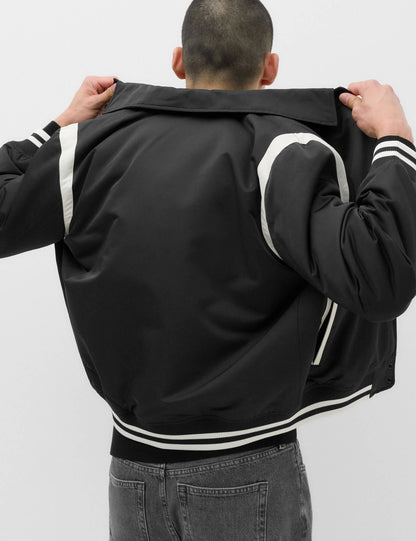 Saten Dolgulu Bomber Ceket