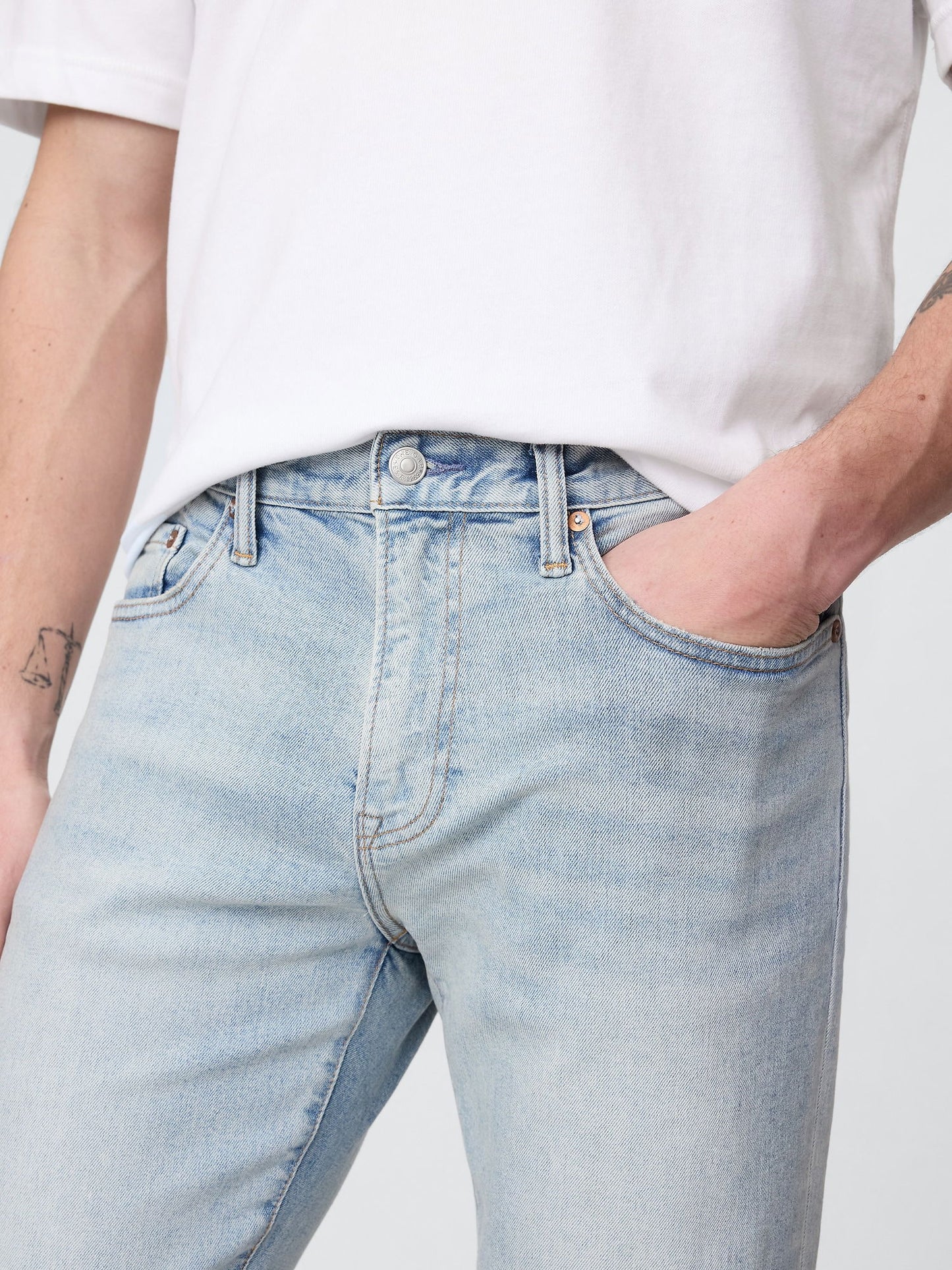 Açık Mavi Gapflex Washwell™ Slim Jean Pantolon