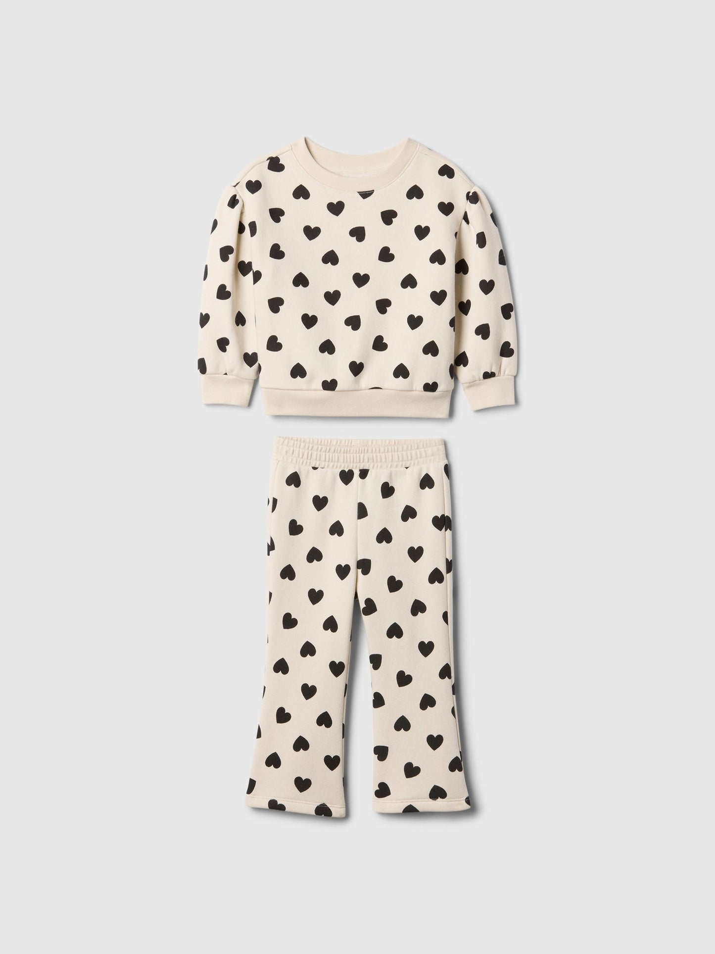 Kırık Beyaz 2'li Outfit Set