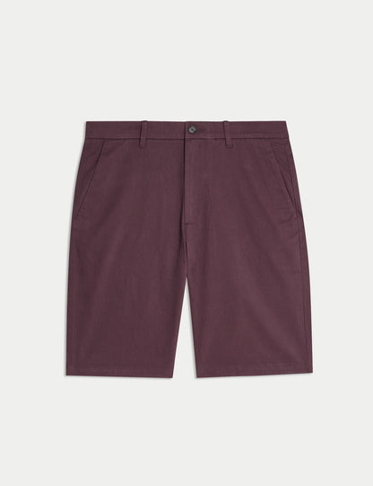 Regular Fit Streç Chino Şort