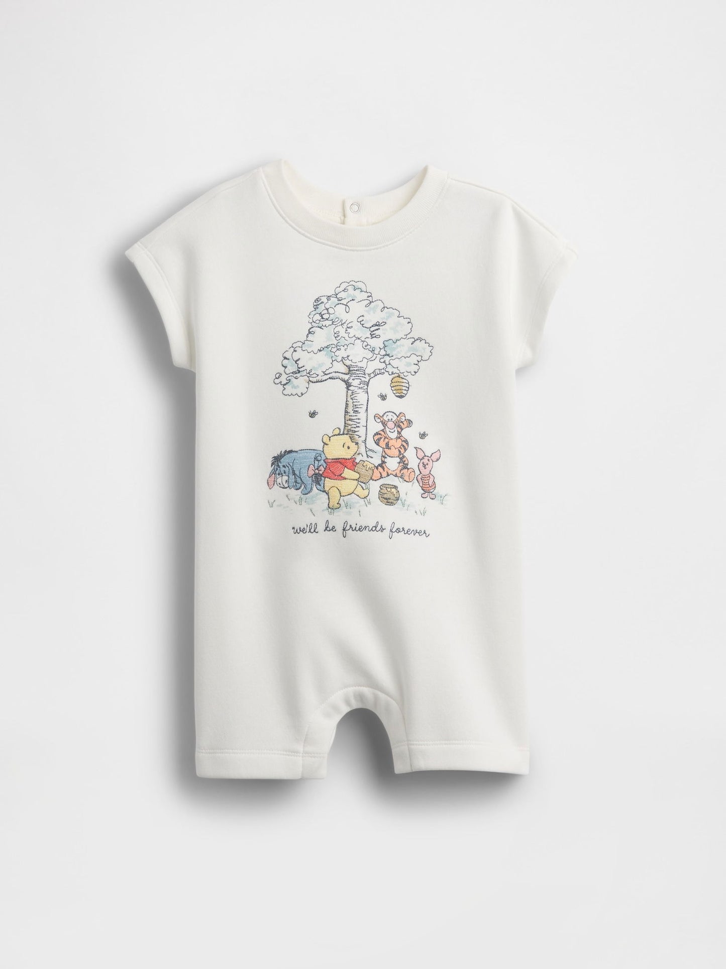 Beyaz Winnie The Pooh Vintagesoft Shorty Tulum