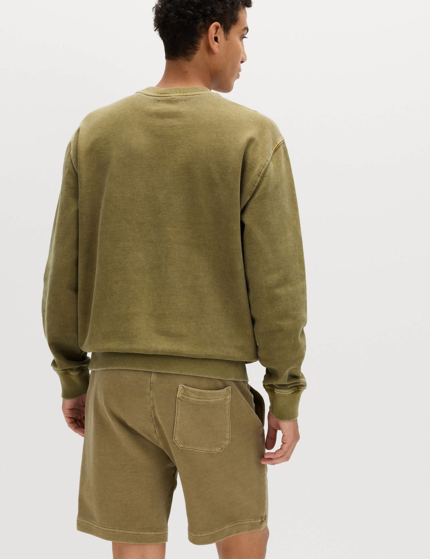 Saf Pamuklu Sweatshirt
