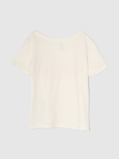Bej Gap Logo T-shirt