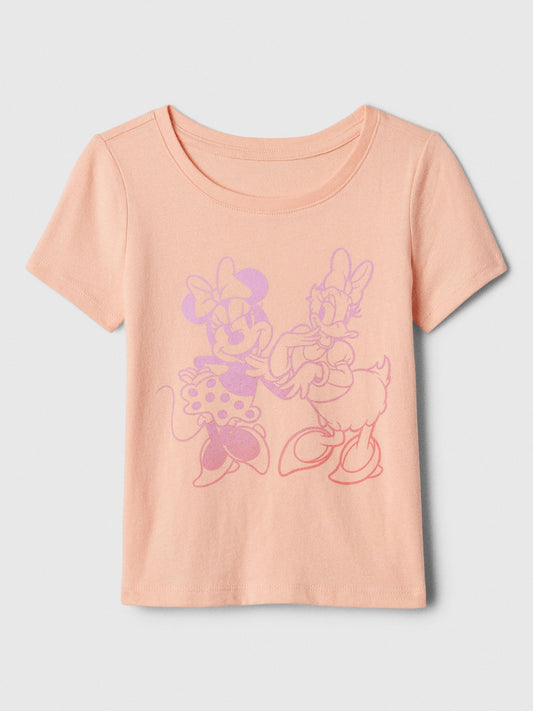 Pembe Disney Grafikli T-shirt