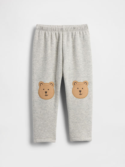 Gri Pull-on Cozy Astarlı Pantolon
