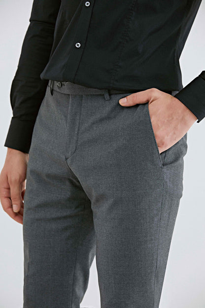 Tween Silim Fit Antrasit Yün Karişimli Kumaş Pantolon