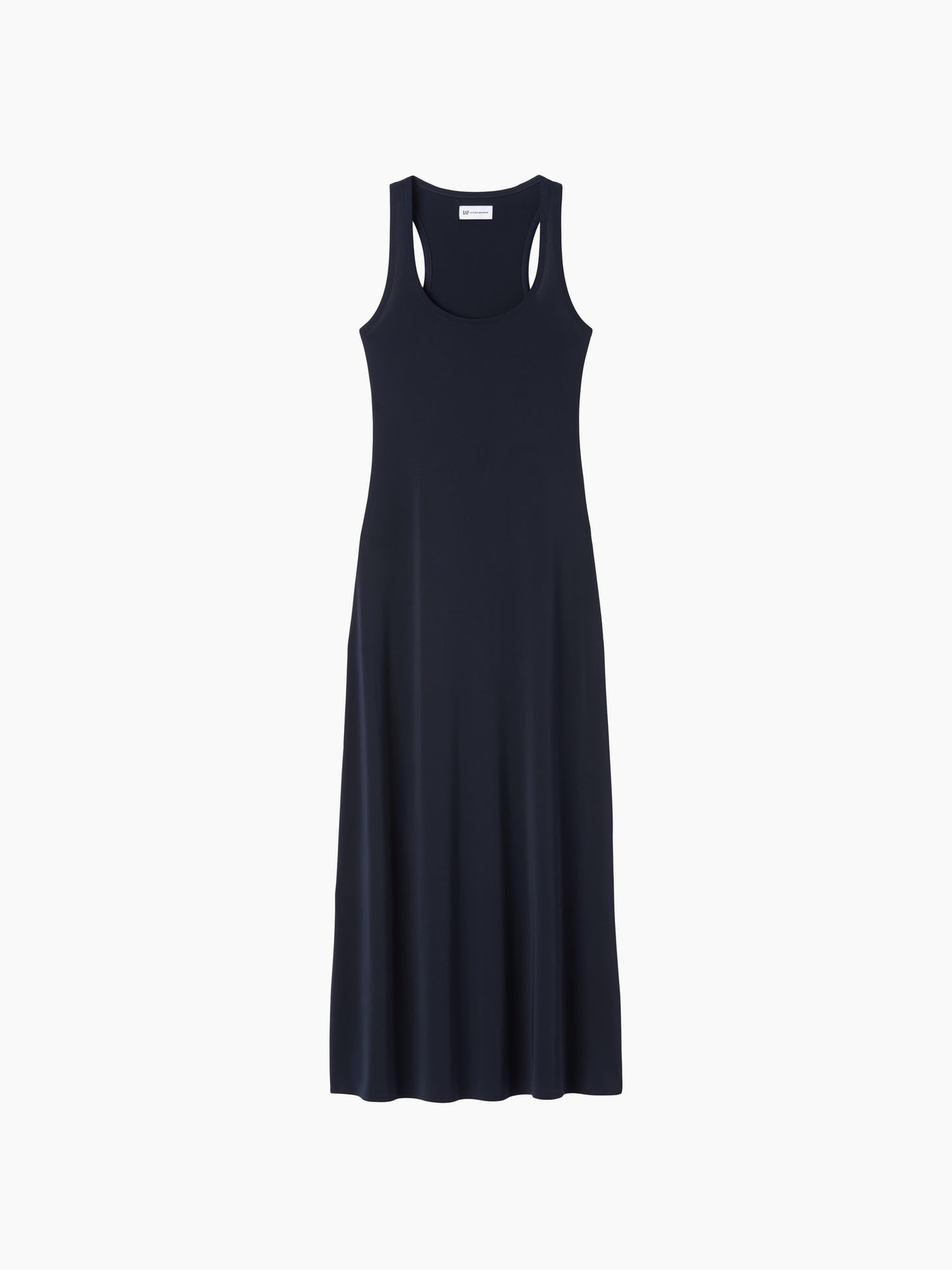 Lacivert Gap × Victoria Beckham Jersey Maxi Elbise
