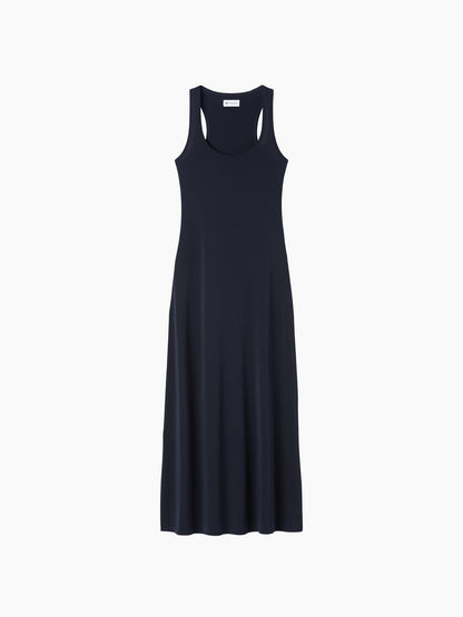 Lacivert Gap × Victoria Beckham Jersey Maxi Elbise