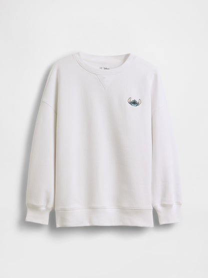 Beyaz Disney Çocuk Vintagesoft Oversize Sweatshirt