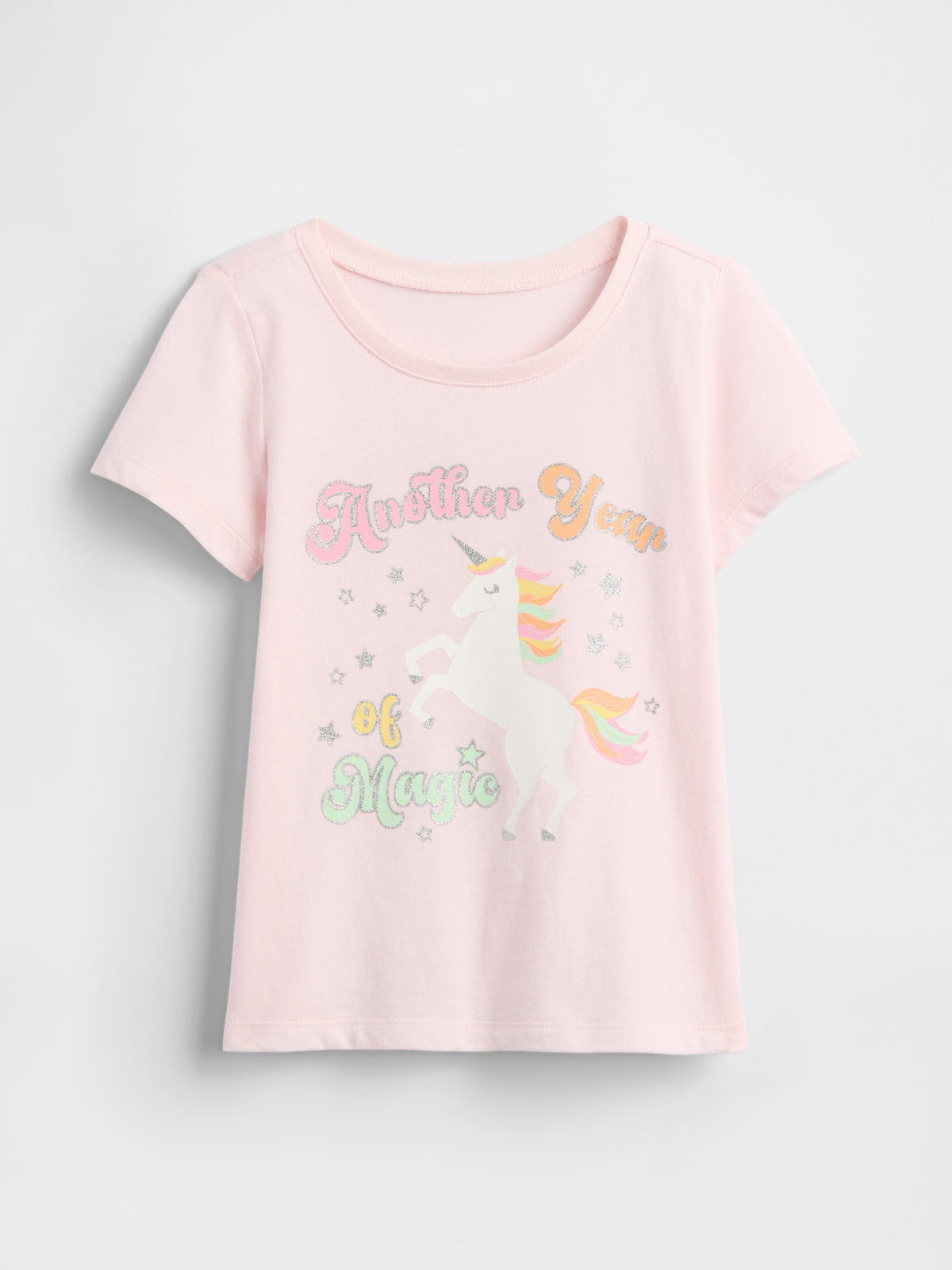 Pembe Babygap B-day Grafik T-shirt