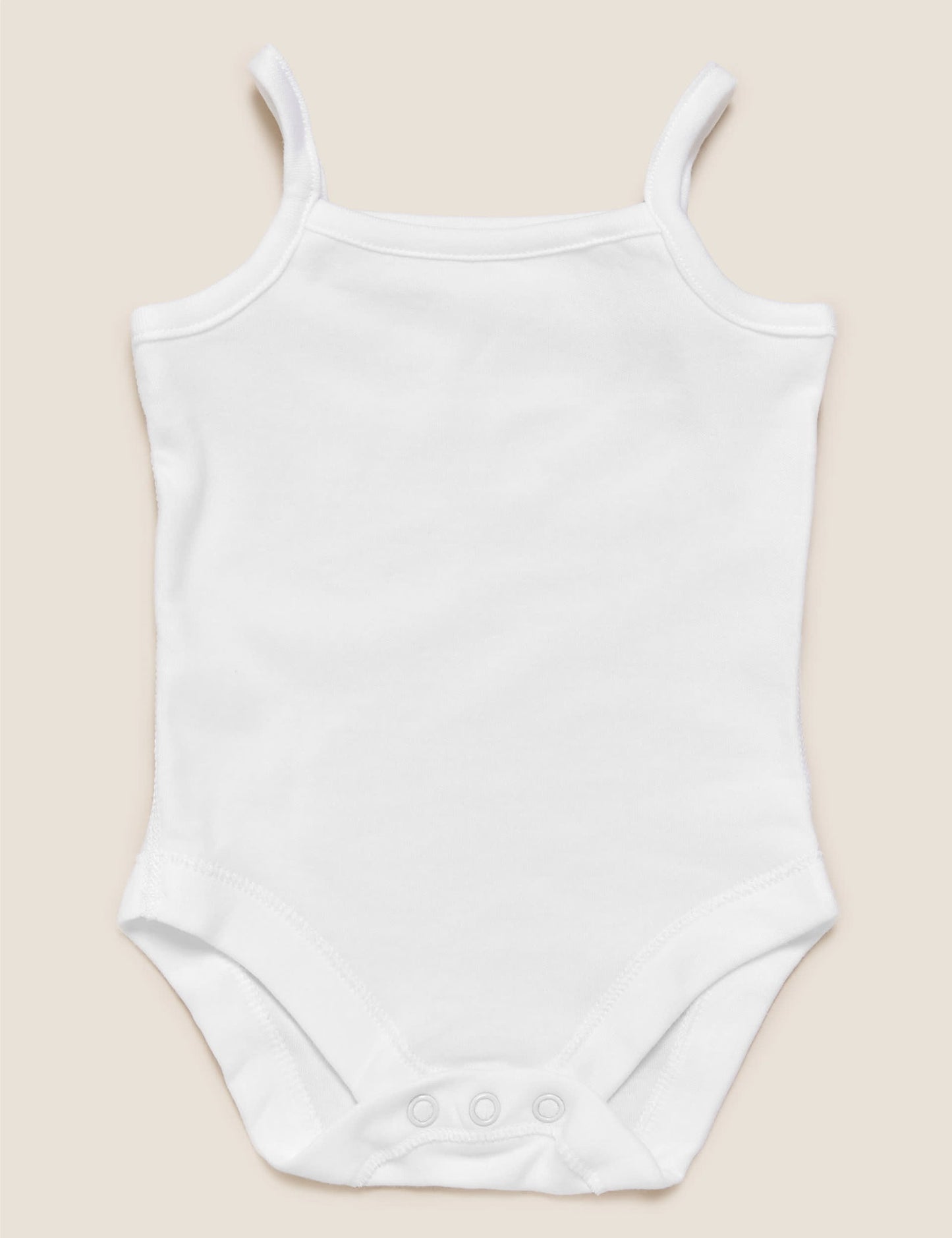 Saf Pamuklu 5'li Askılı Bodysuit (0-3 Yaş)