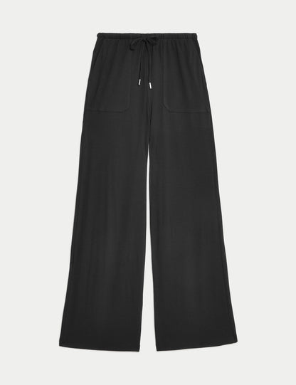 Wide Leg Örme Pantolon