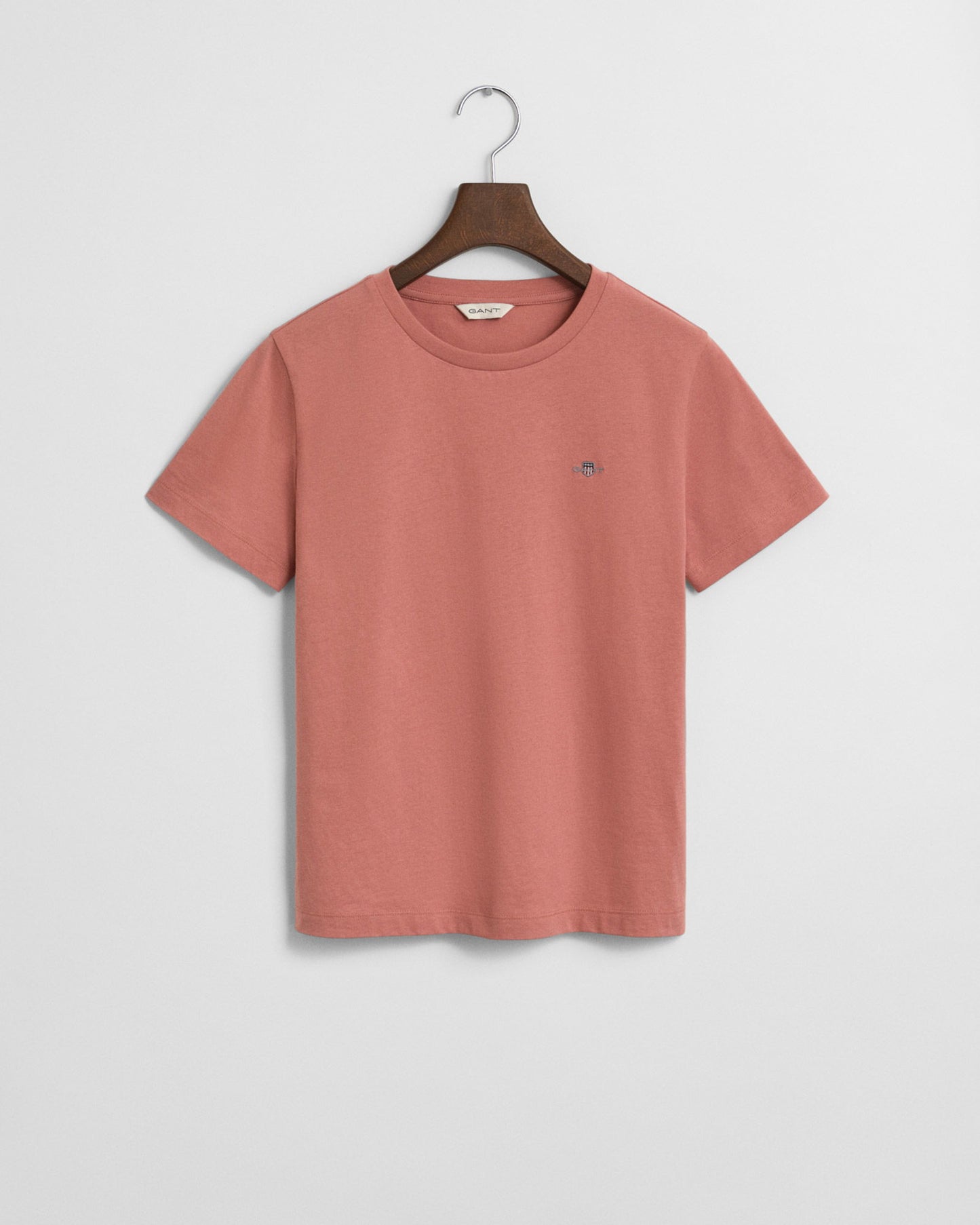 Gant Kadın Pembe Regular Fit Bisiklet Yaka T-shirt