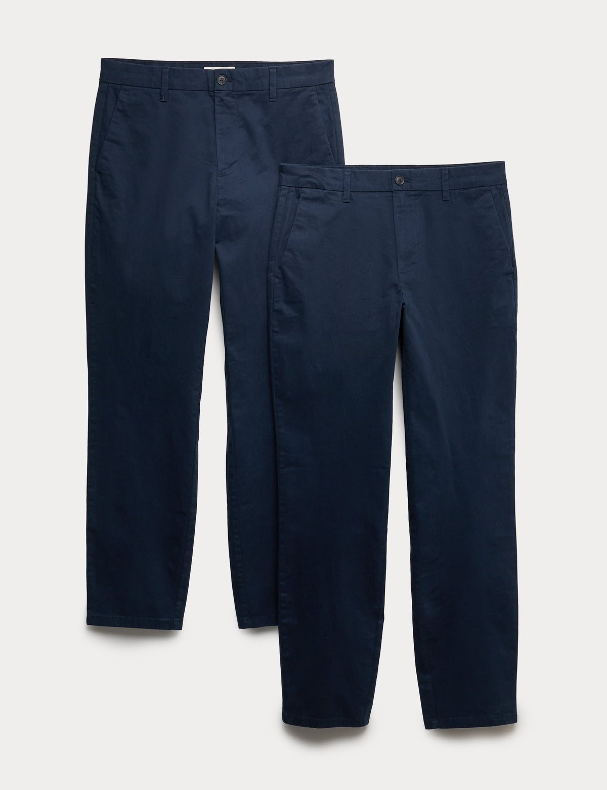 2'li Regular Fit Stretch Chino Pantolon Seti
