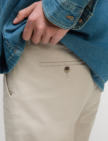 Regular Fit Streç Chino Şort