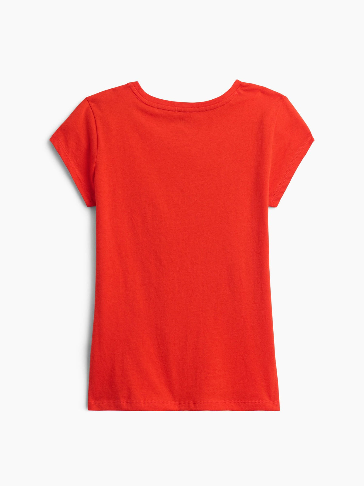 Kırmızı Grafik Baskılı T-shirt