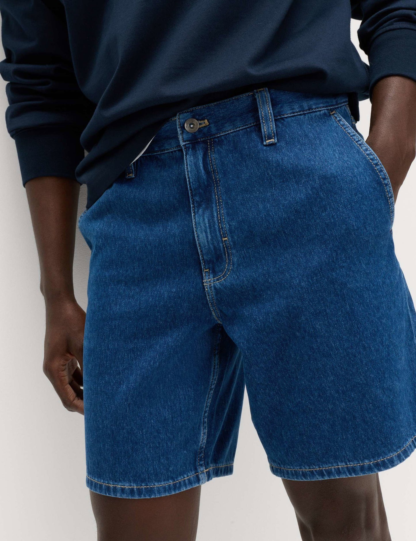 Pamuklu Denim Şort