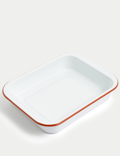 29 Cm Emaye Küçük Fırın Kabı