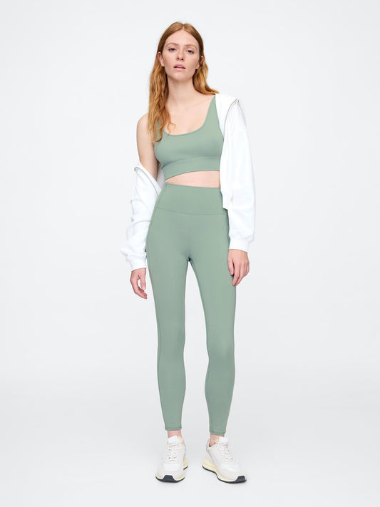 Yeşil Gapfit Sky High Studio Full-length Legging Tayt