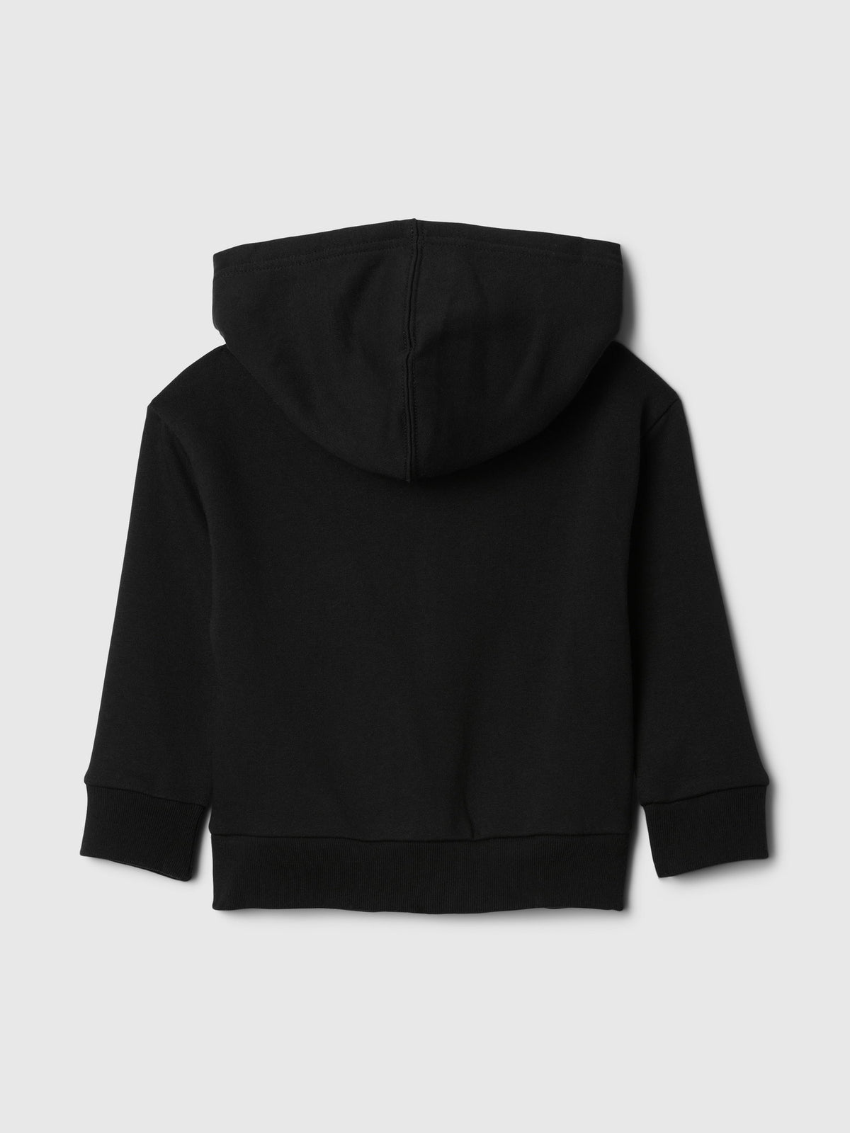 Siyah Relaxed Logo Zip Sweatshirt